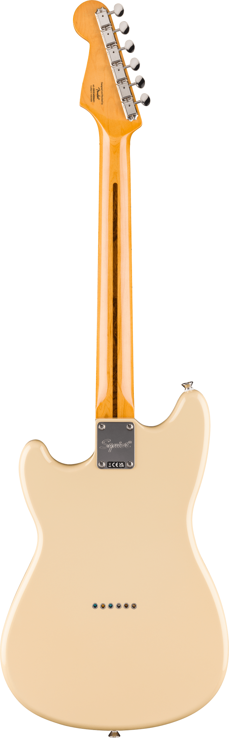 Squier Classic Vibe Duo-Sonic HS With Gold Anodized Pickguard In Desert Sand Finish