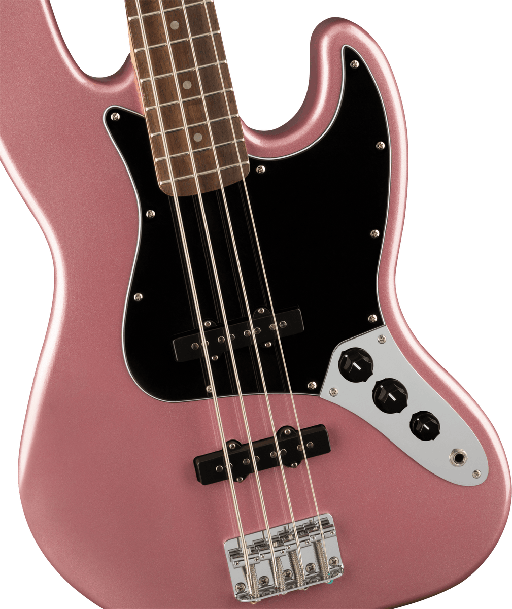 Squier Affinity Series Jazz Bass In Burgundy Mist – Maar's Music