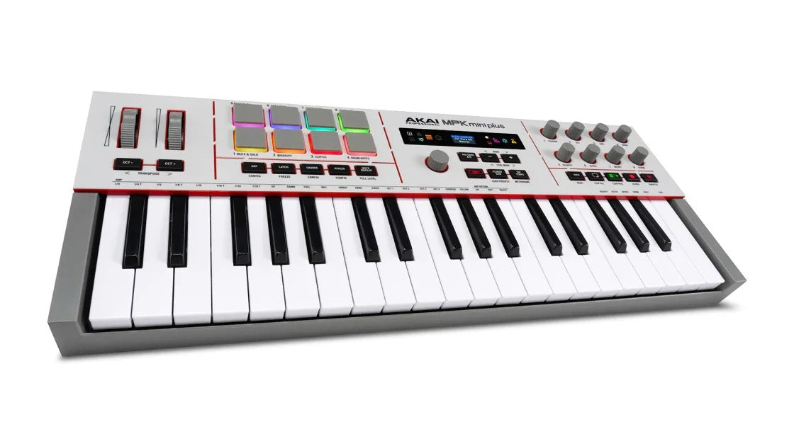 Akai MPK Mini Plus II angled left