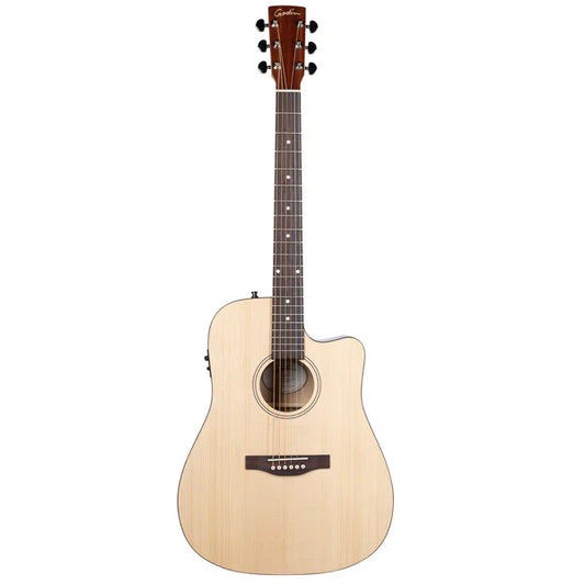 Godin Metropolis CW Natural EQ  Electric Acoustic Guitar with Bag