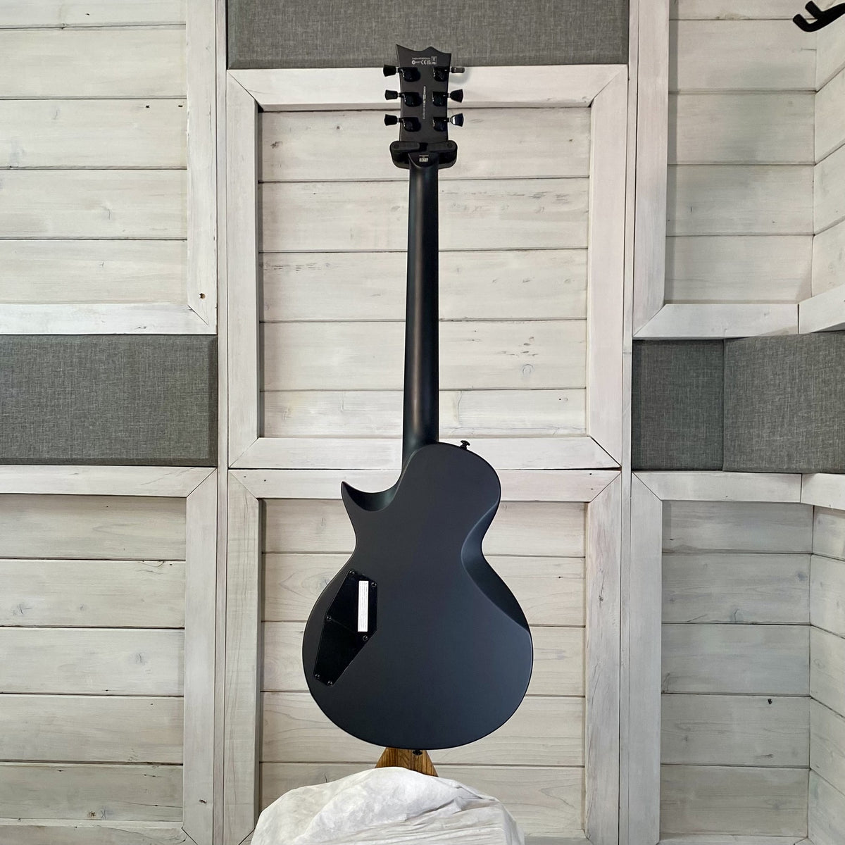 LTD EC Black Metal Black Satin, full back view