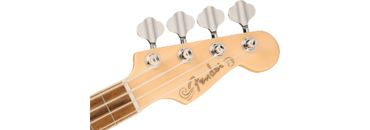 Fender Fullerton Precision  Electric Acoustic Bass Ukulele in Olympic White