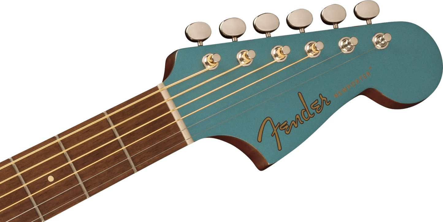 Fender Newporter Player Electric Acoustic Guitar in Tidepool Finish