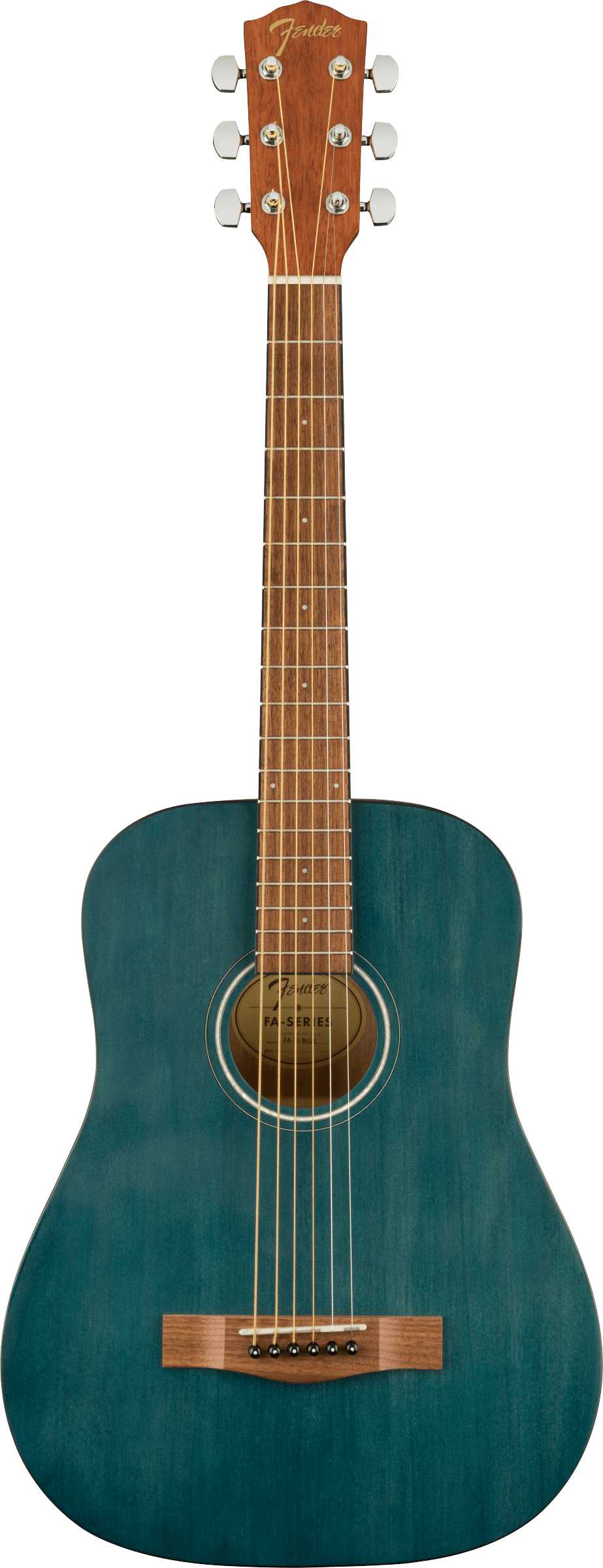 Fender FA-15 3/4 STEEL FA-15 3/4 Scale Acoustic Guitar with Gig Bag in Blue