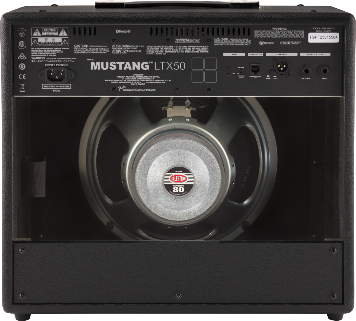 Fender Mustang® LTX 50 Guitar Amplifier