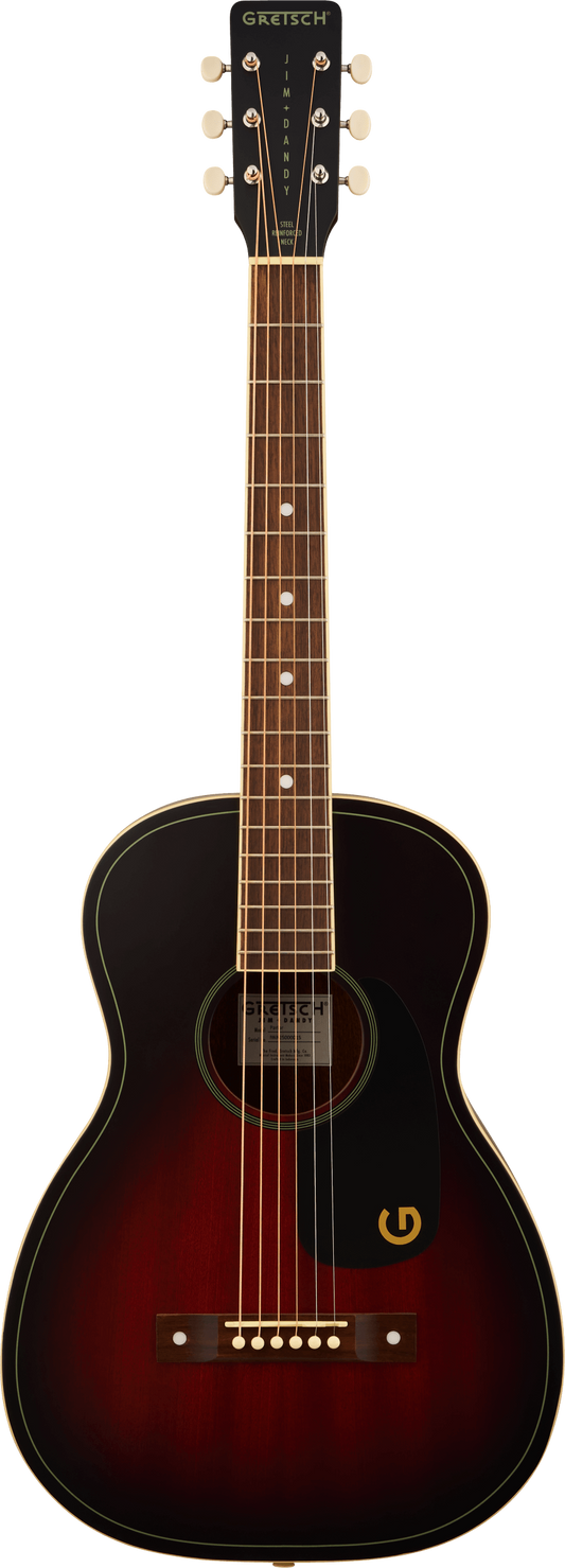 Gretsch Jim Dandy Parlor Acoustic Guitar in Deep Cherry Burst