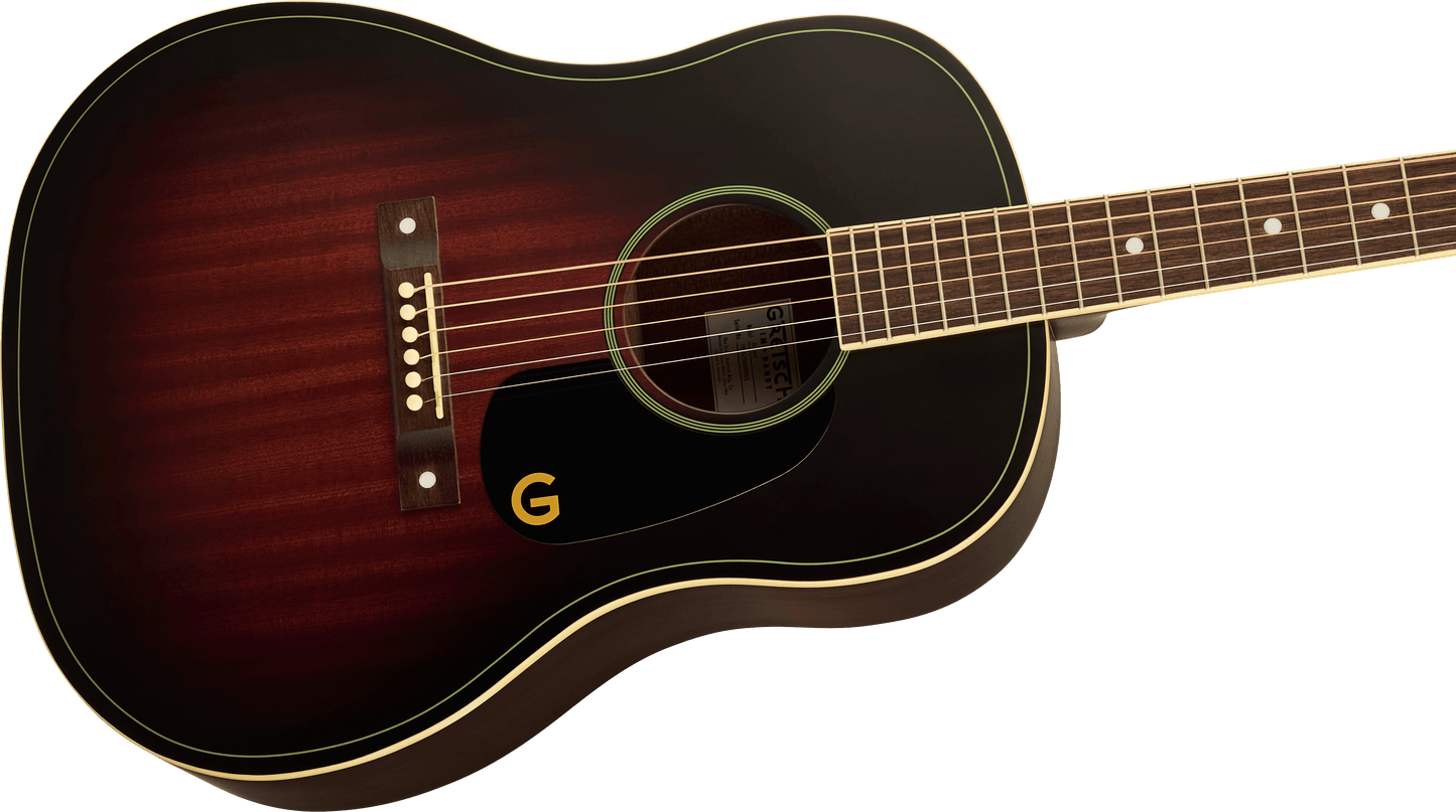 Gretsch Jim Dandy Dreadnought Acoustic Guitar in Deep Cherry Burst