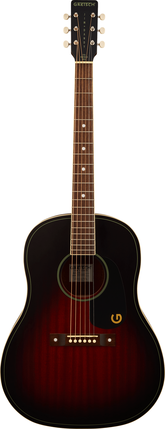Gretsch Jim Dandy Dreadnought Acoustic Guitar in Deep Cherry Burst