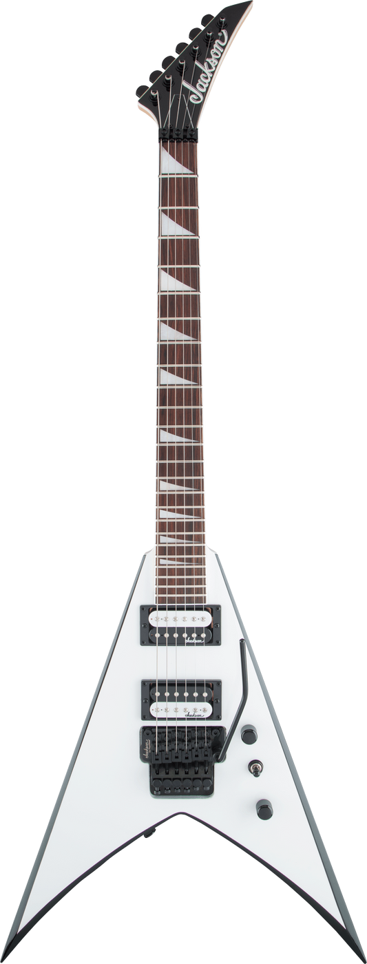 Jackson JS Series King V™ JS32 With Floyd in White With Black Bevels