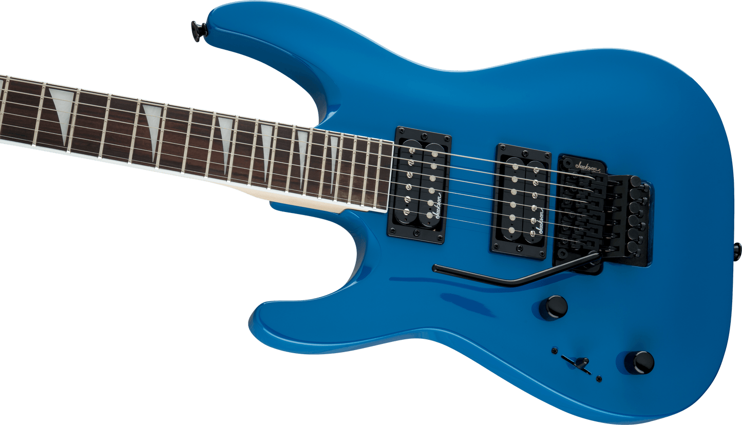 Jackson JS Series Dinky® Arch Top JS32 DKA LH Lefty in Bright Blue