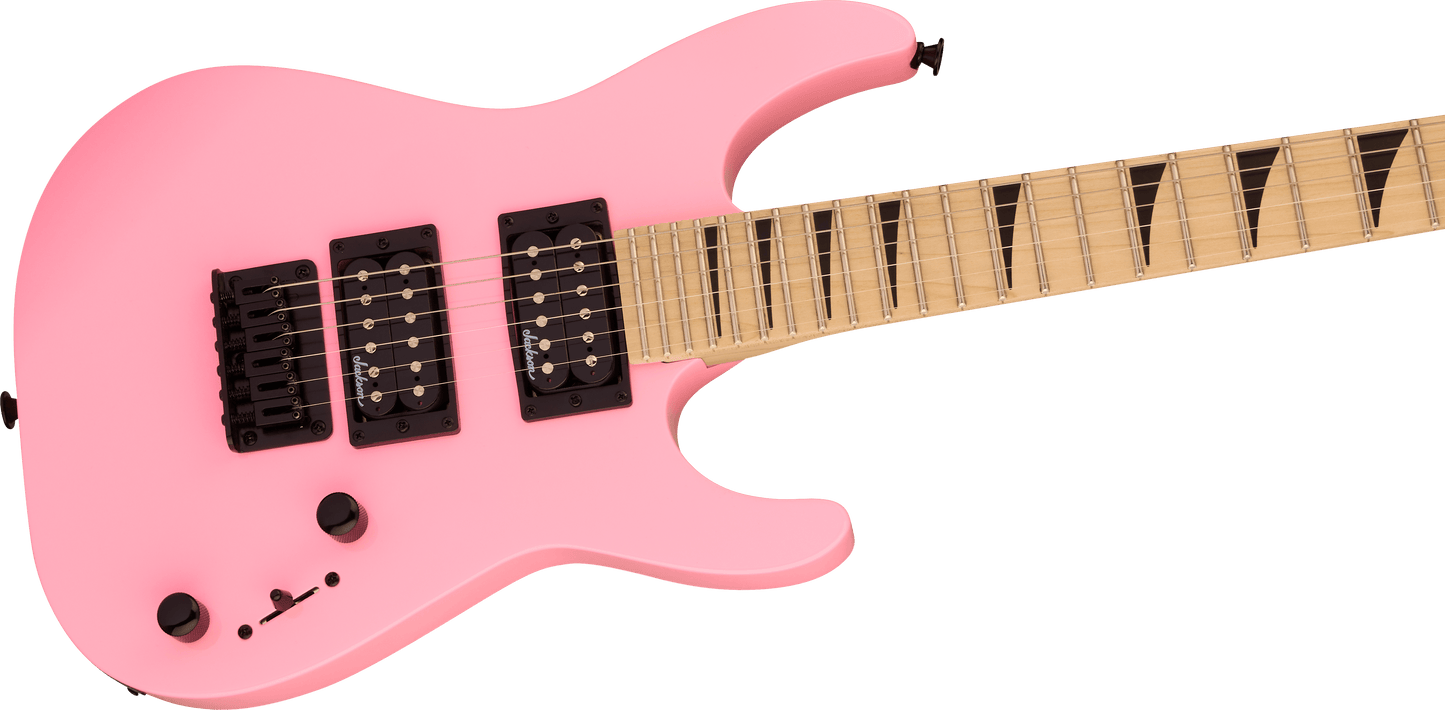 Jackson JS Series Dinky Minion JS1X M 2/3 Size Electric Guitar in Bubble Gum Pink