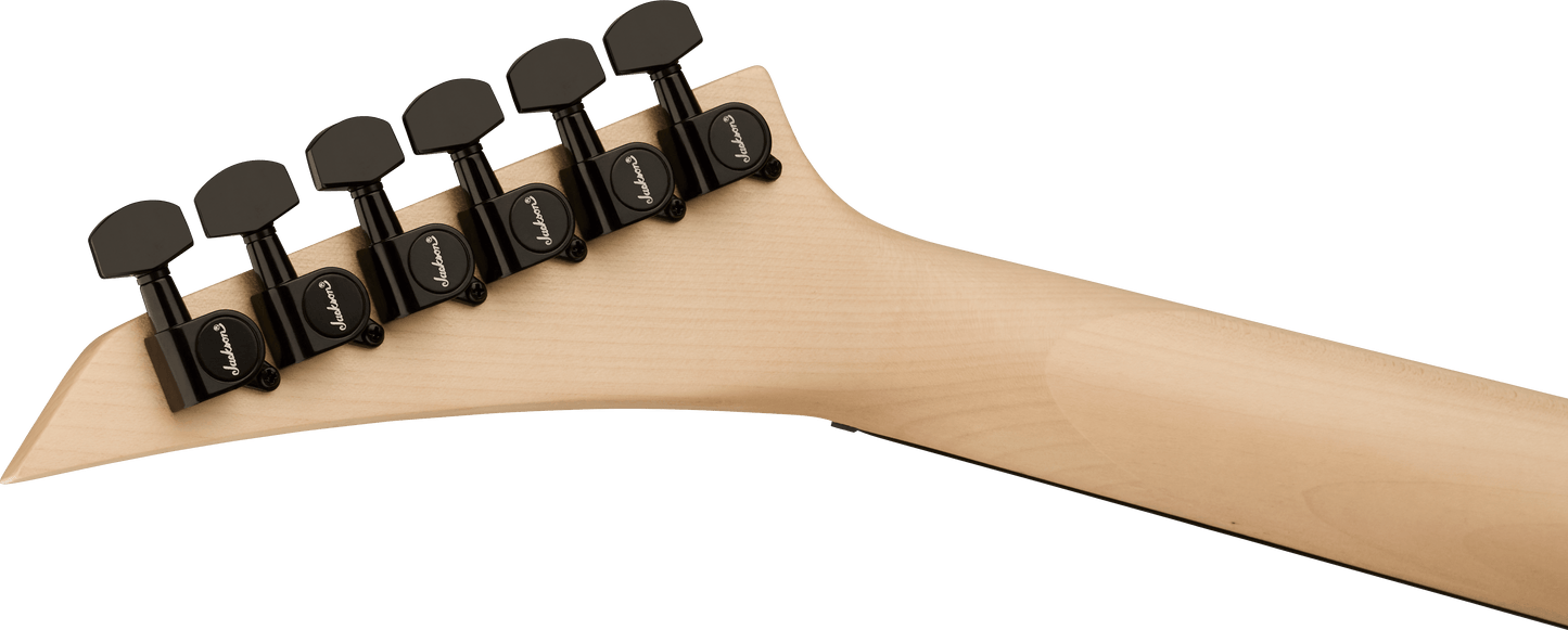 Jackson JS Series RR Minion JS1XM 2/3 Size Electric Guitar In Snow White With Black Pinstripes