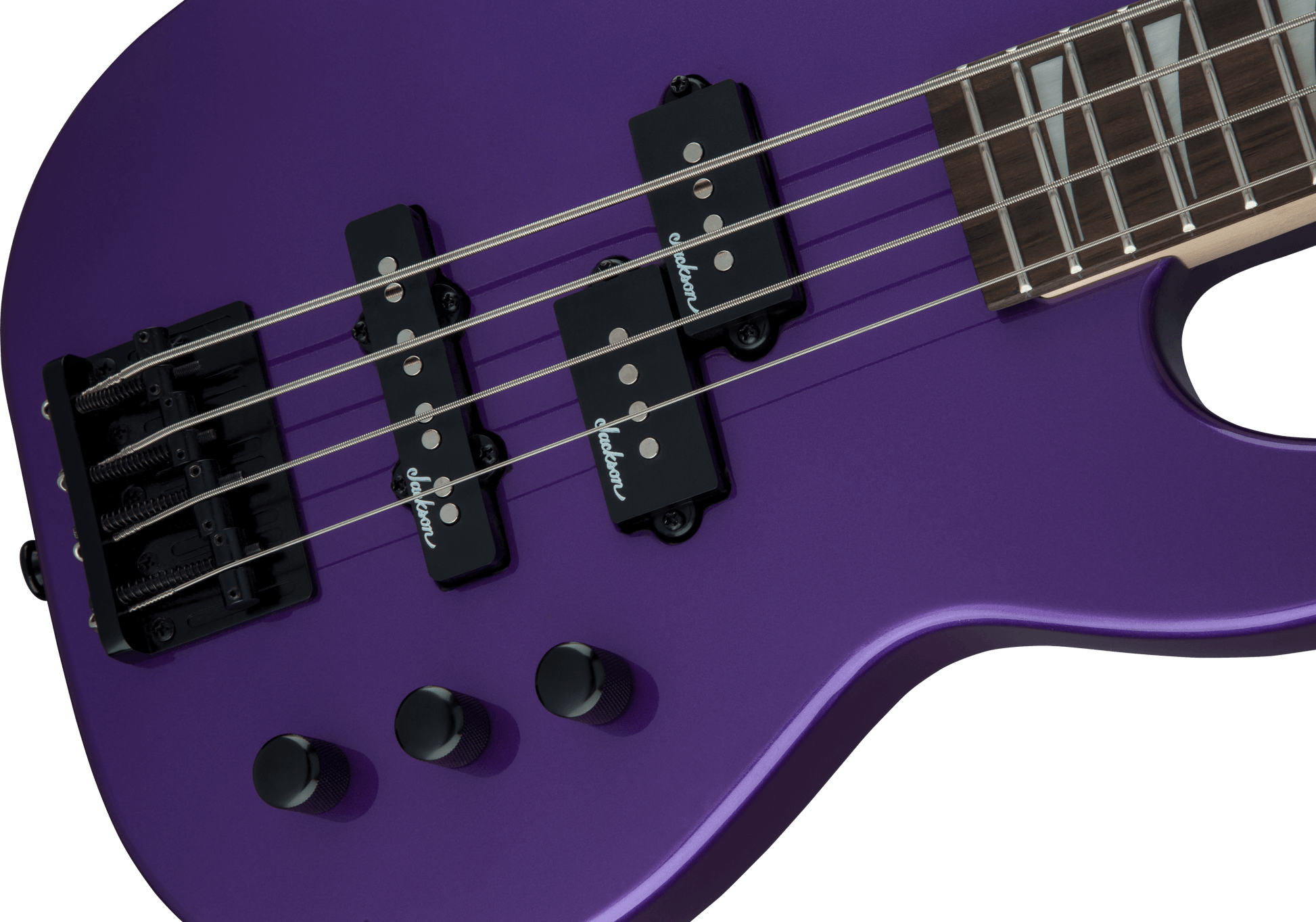Jackson JS Series Concert™ Bass Minion JS1X in Pavo Purple