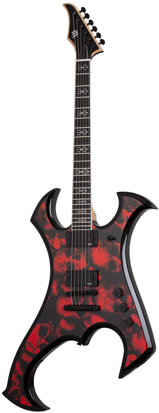 Wylde Audio Berzerker Electric Guitar, Blood Skull