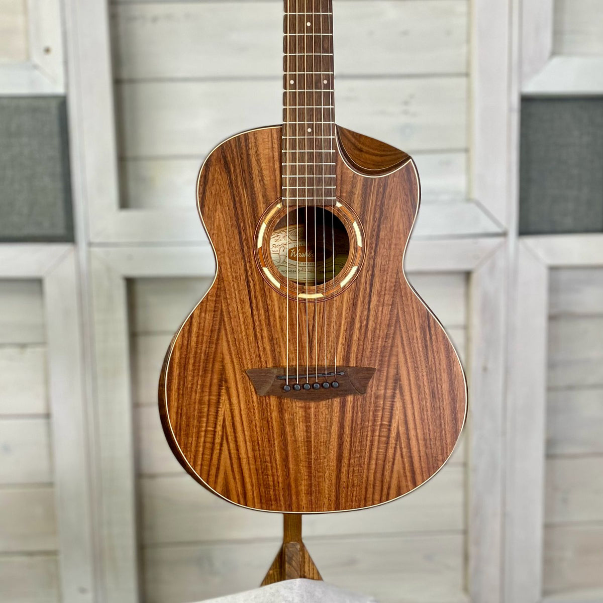 Washburn COMFORT G-MINI 55 KOA Acoustic Guitar With Gigbag