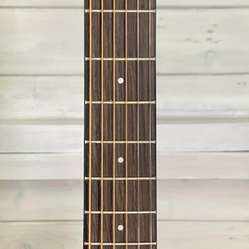Washburn DFEACE Deep Forest Auditorium Electric Acoustic Guitar Striped Ebony