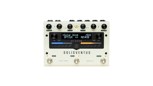 GFI Systems Solis Ventus dual‐engine Delay and Reverb pedal