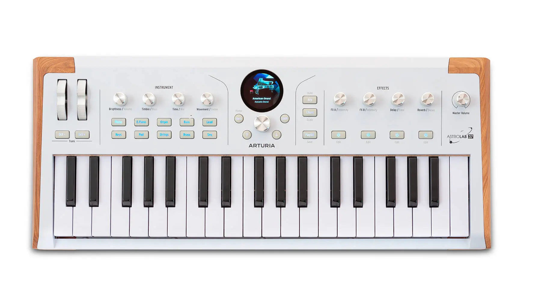 Arturia ASTROLAB37 37 Key Full-Weighted Hammer-Action Stage Keyboard ...