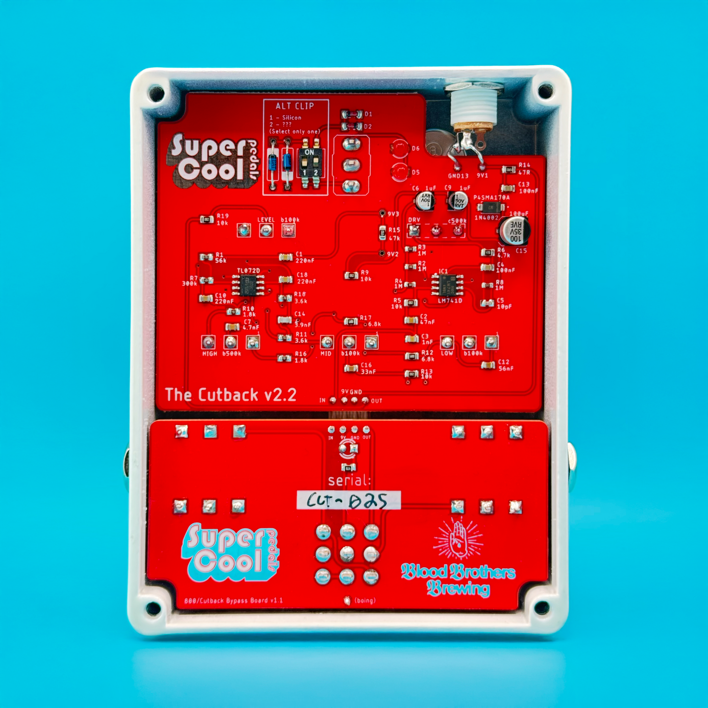 Supercool Pedals The Cutback Preamp-style Distortion Pedal