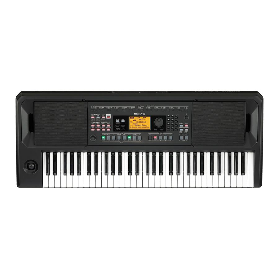 Korg EK-50 Entertainer Keyboard Musician Workstation 61 Key W/ Onboard Speakers
