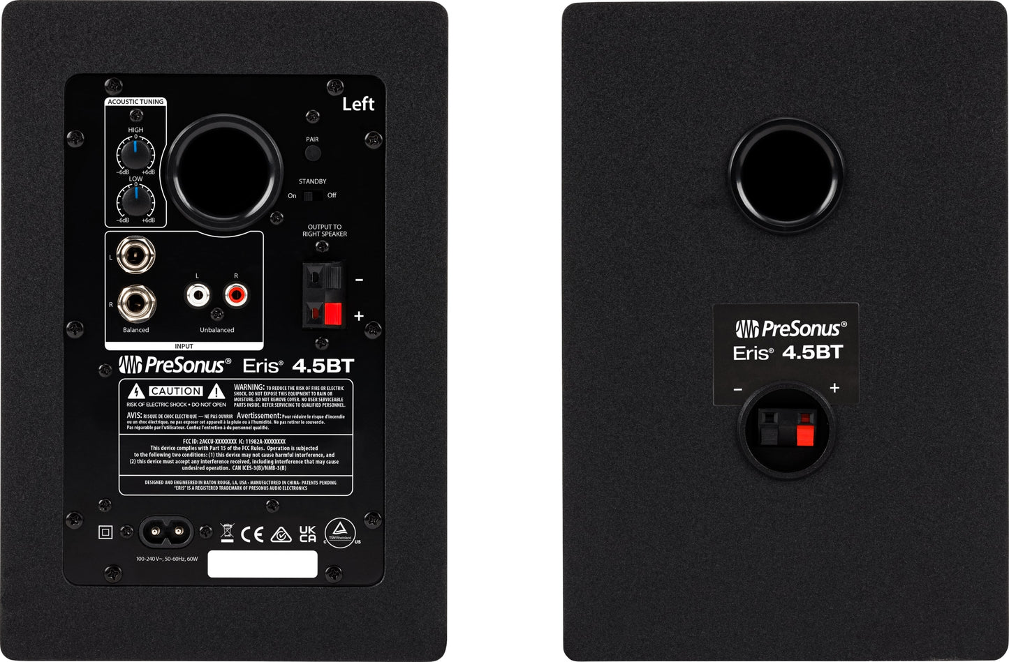 Presonus Eris E4.5 BT 4.5" Active Media Reference Monitors With Bluetooth (Pair)