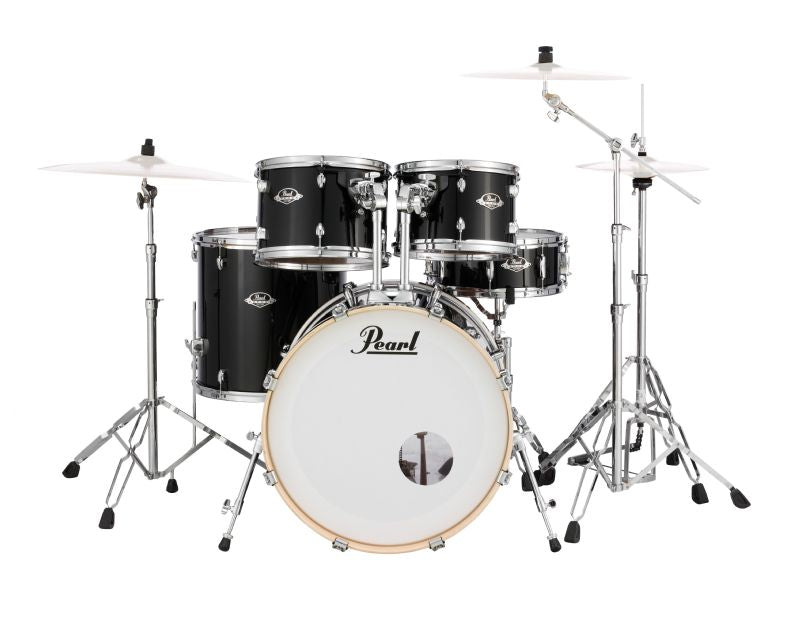Pearl Export Series 5-Piece Shell Pack in Jet Black