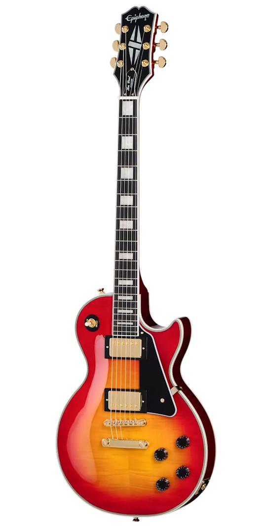 Epiphone Les Paul Custom Heritage Electric Guitar with Gigbag - Cherry Sunburst