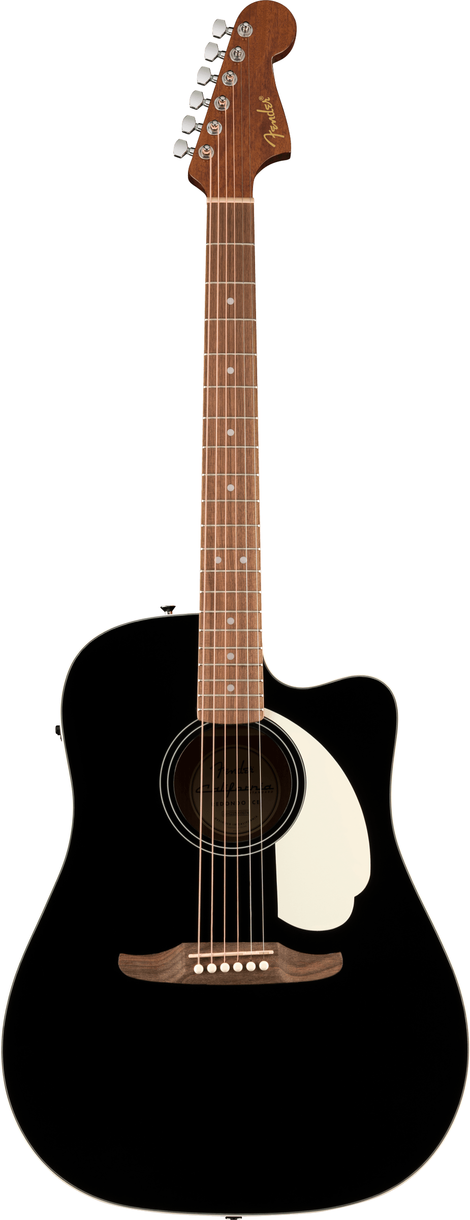 Fender California Series Standard Redondo CE Electric Acoustic Guitar in Black