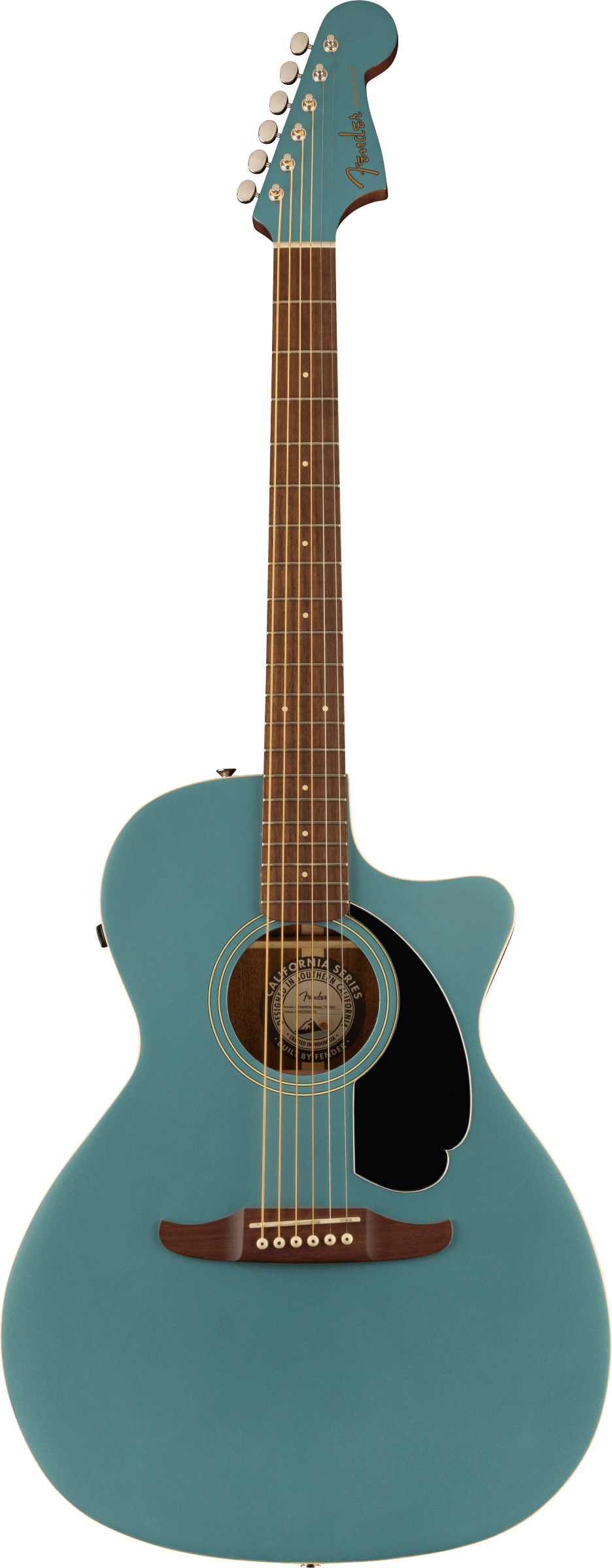 Fender Newporter Player Electric Acoustic Guitar in Tidepool Finish