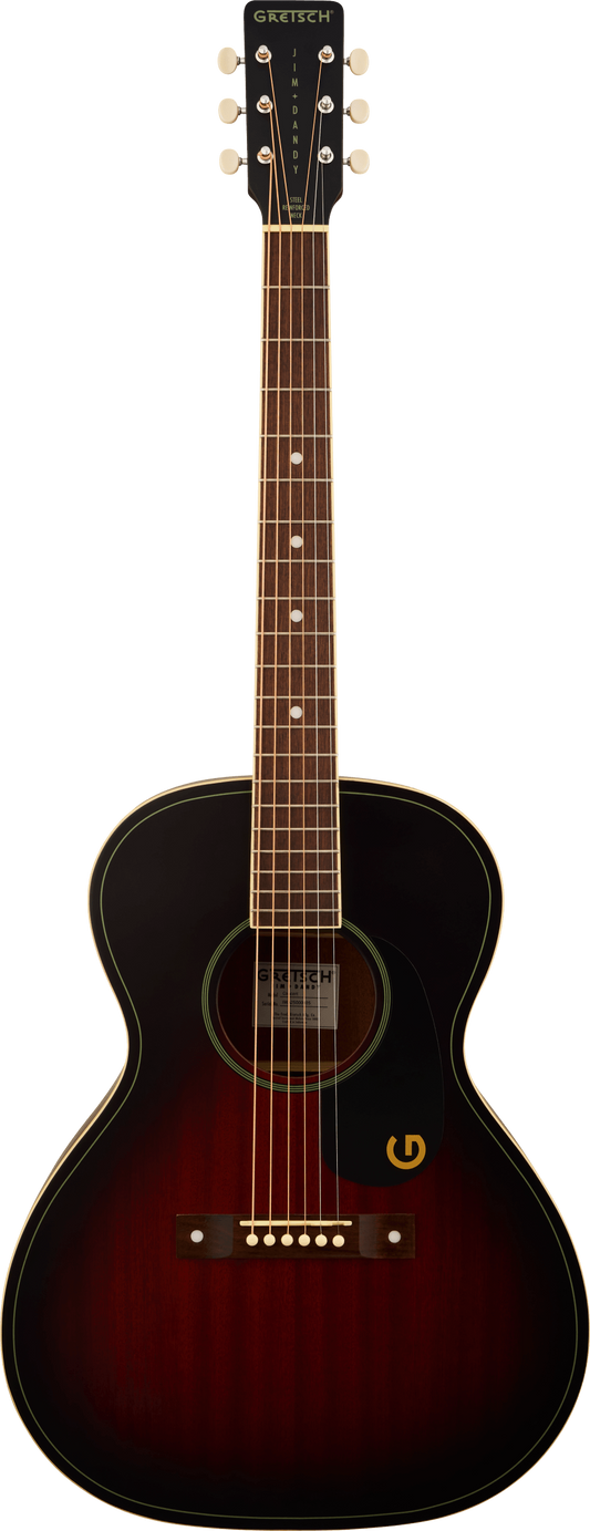 Gretsch Jim Dandy Concert Acoustic Guitar in Deep Cherry Burst