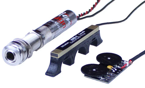 Schatten HFN-C Active VT - Classical/Nylon String Pickup with Player Endpin Jack Preamp and Volume & Tone Thumbwheel Controls