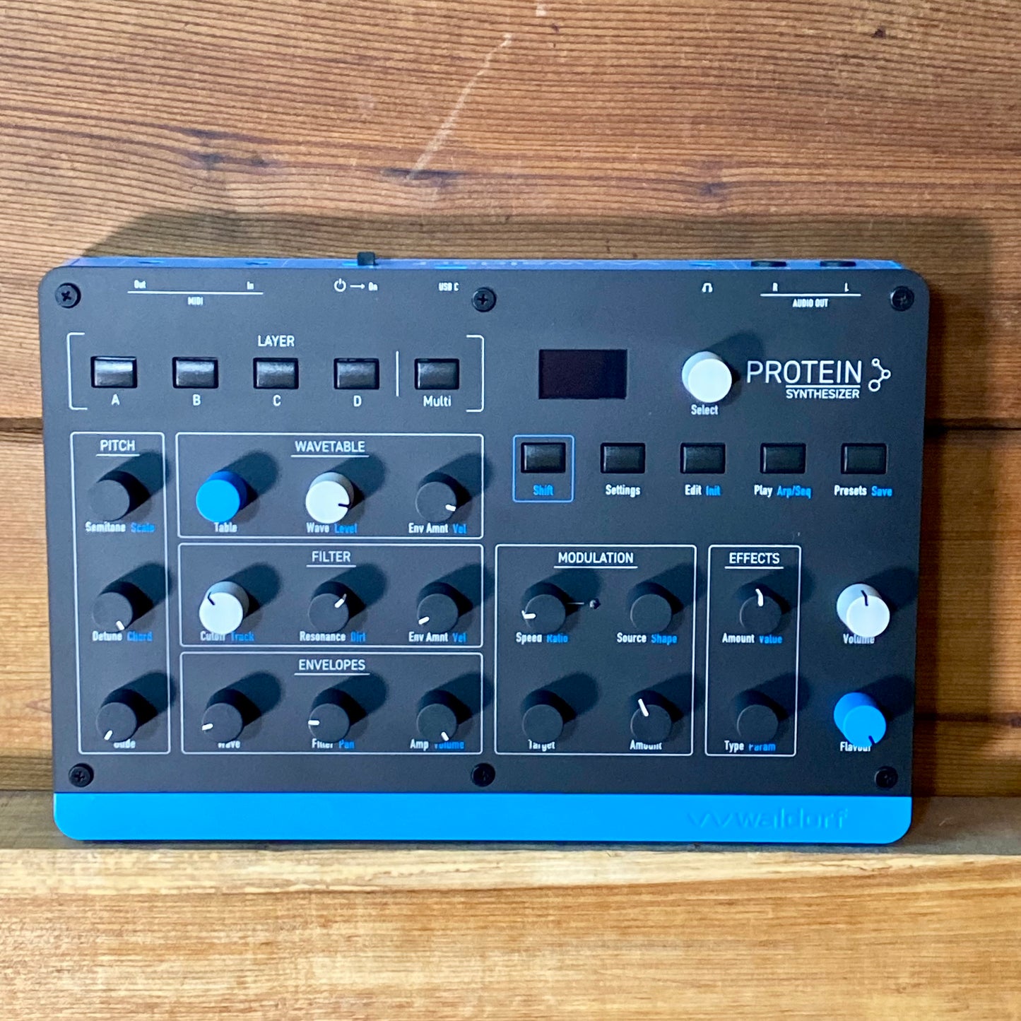 Waldorf Protein Compact 8-Voice Polyphonic Wavetable Synthesizer – view 4