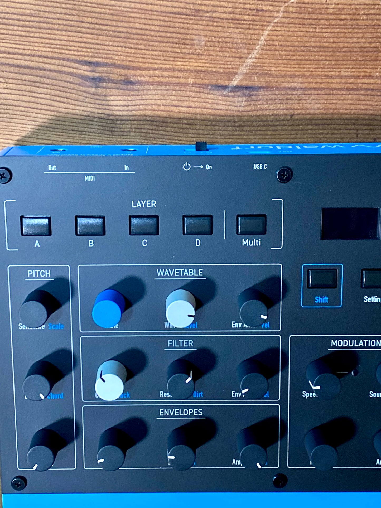 Waldorf Protein Compact 8-Voice Polyphonic Wavetable Synthesizer – view 5