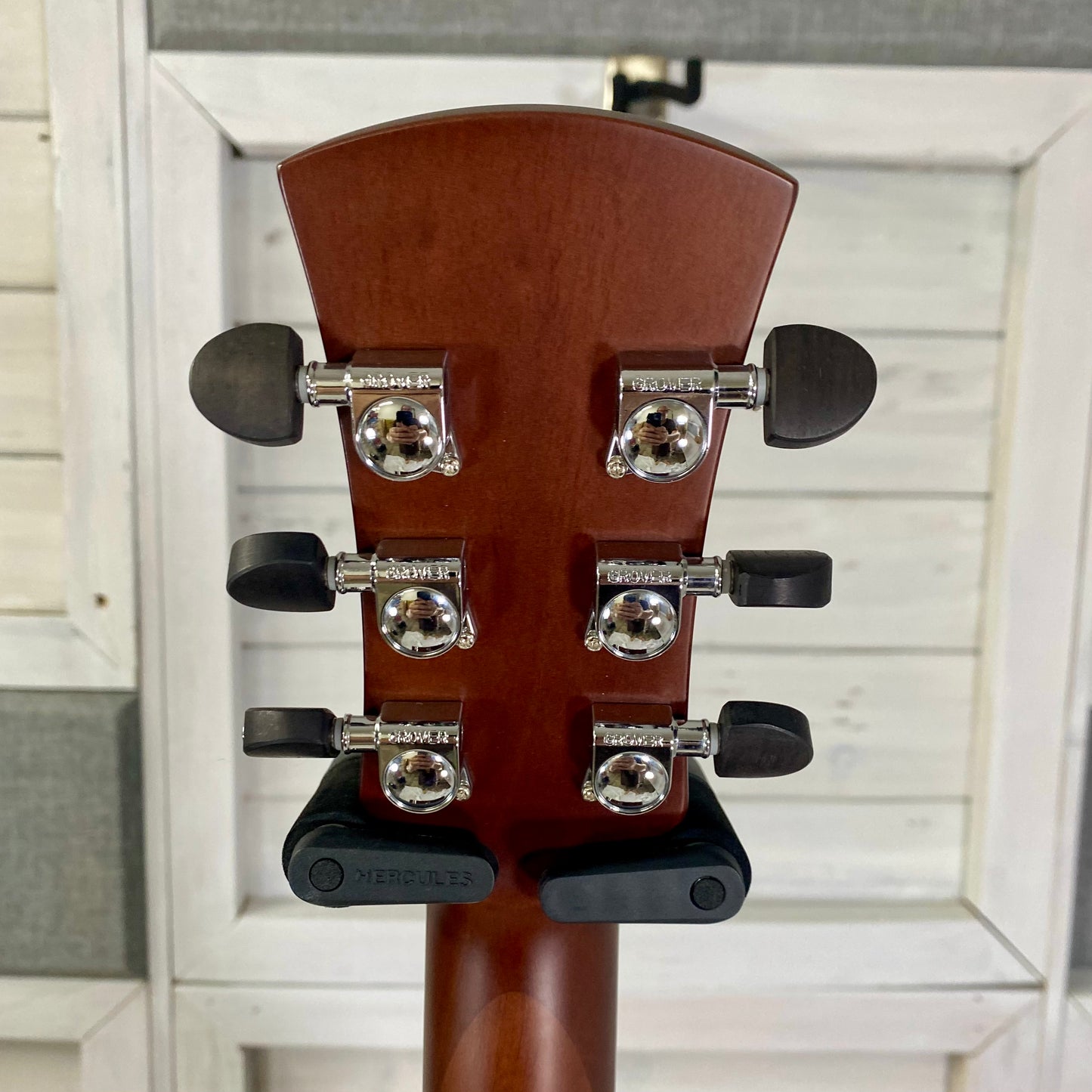 Faith Classic Burst Mars Drop-Shoulder Dreadnought Electric / Acoustic Guitar - Sunburst – view 9