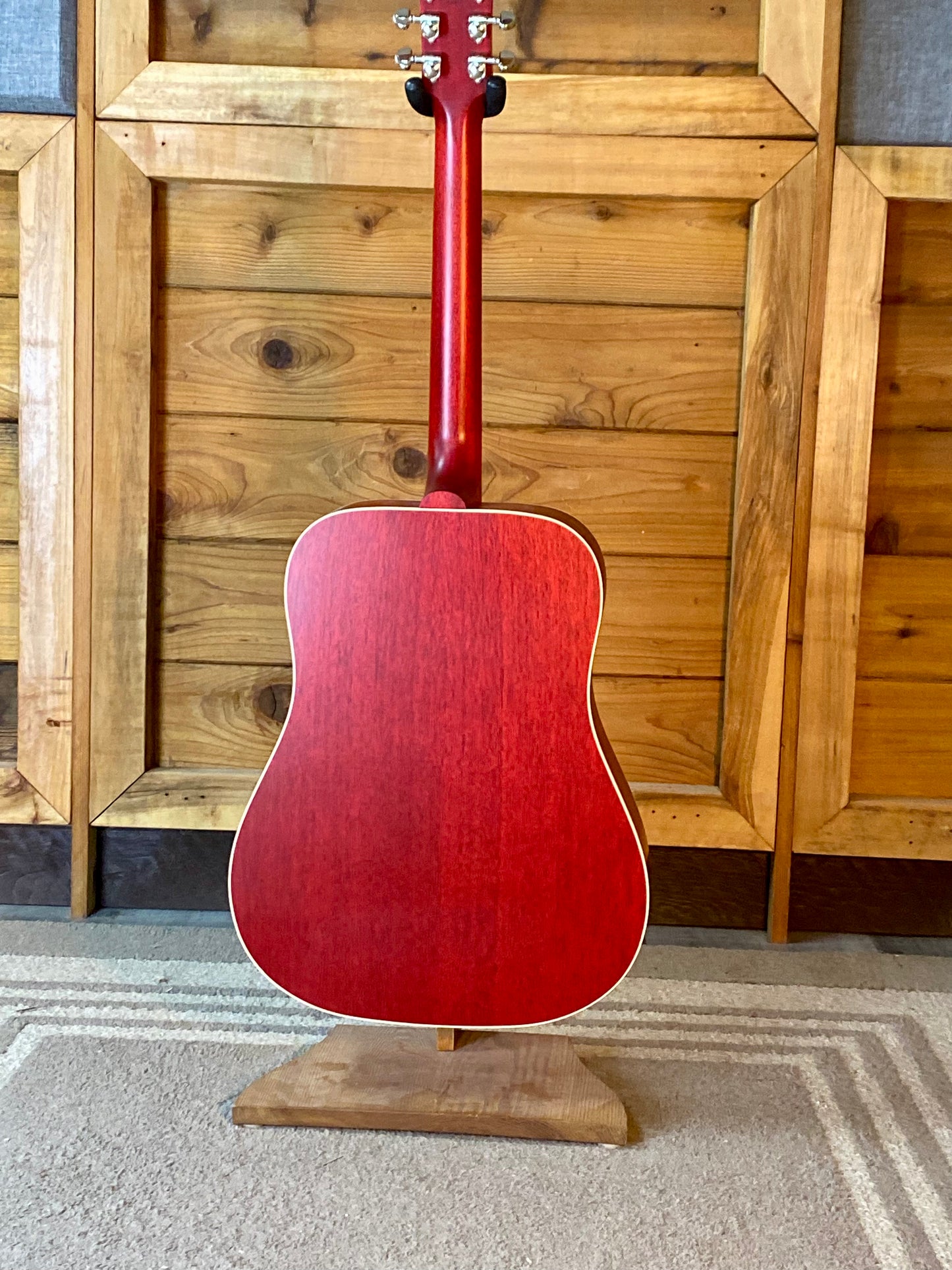 Gibson Hummingbird Special Electric/ Acoustic Guitar with Softshell Case - Satin Vintage Cherry Sunburst