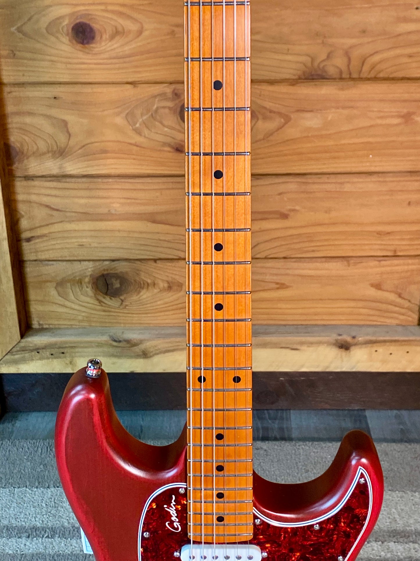 Godin Session HT Aztek Red MN SF With Gigbag