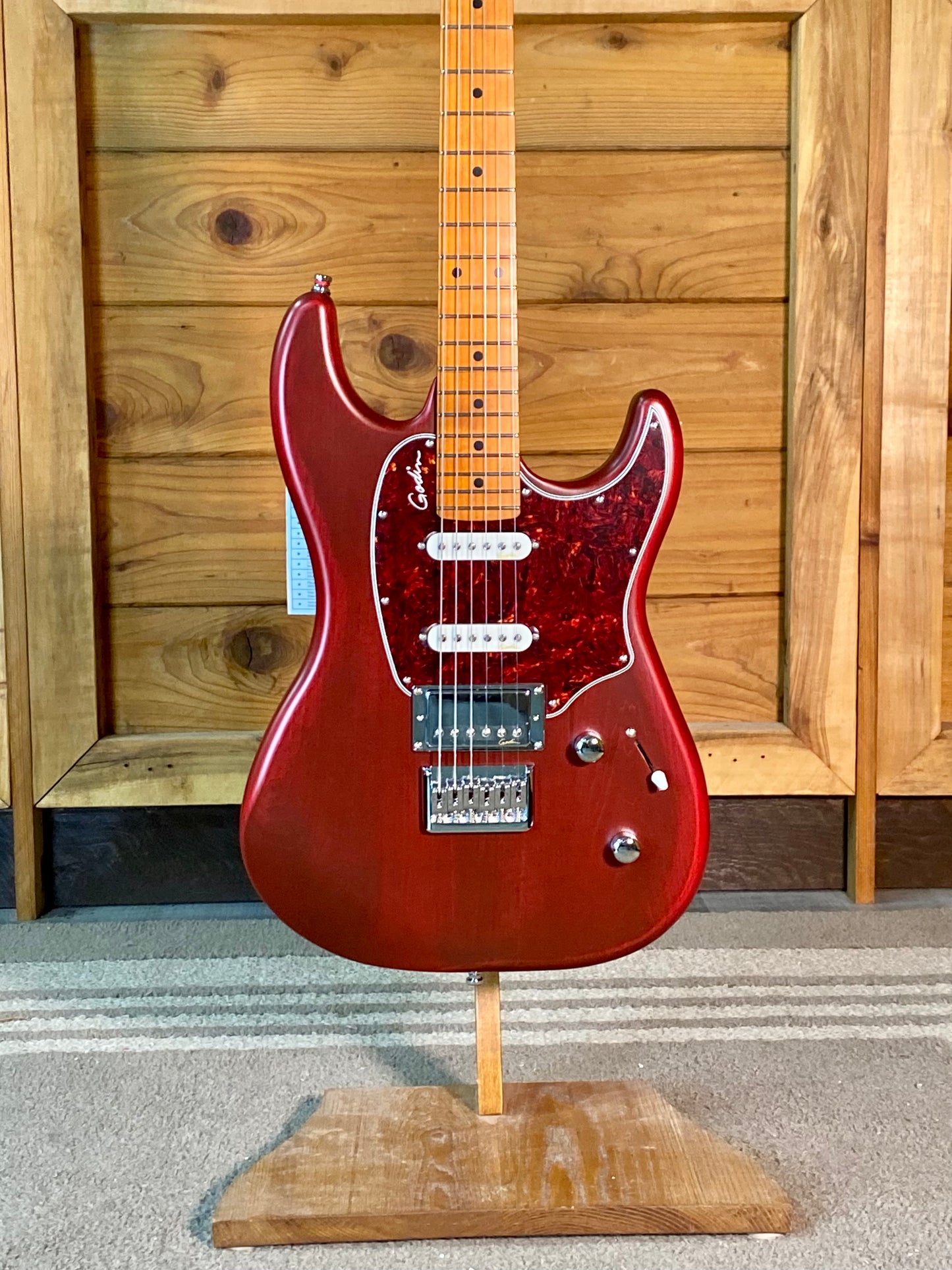 Godin Session HT Aztek Red MN SF With Gigbag