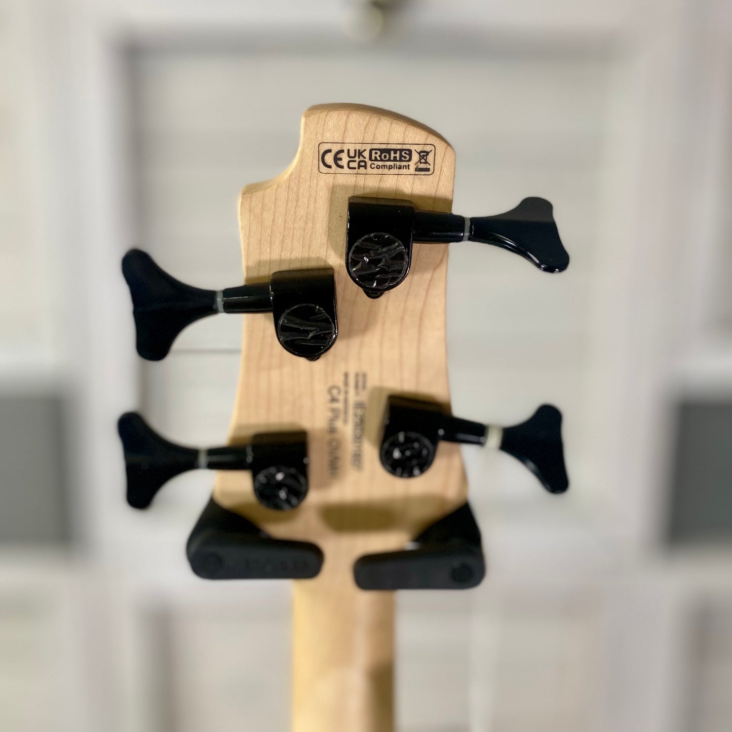 Cort Guitars C4 Plus OVMH Artisan Series Electric Bass in Antique Brown Burst