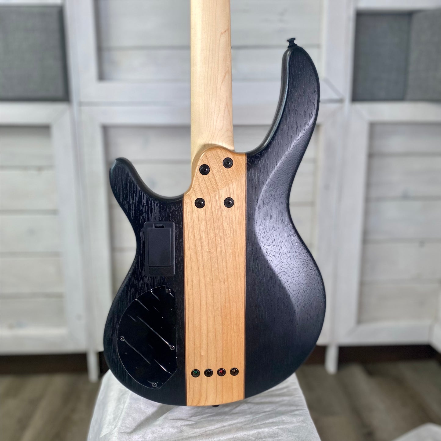 Cort Guitars C4 Plus OVMH Artisan Series Electric Bass in Antique Brown Burst