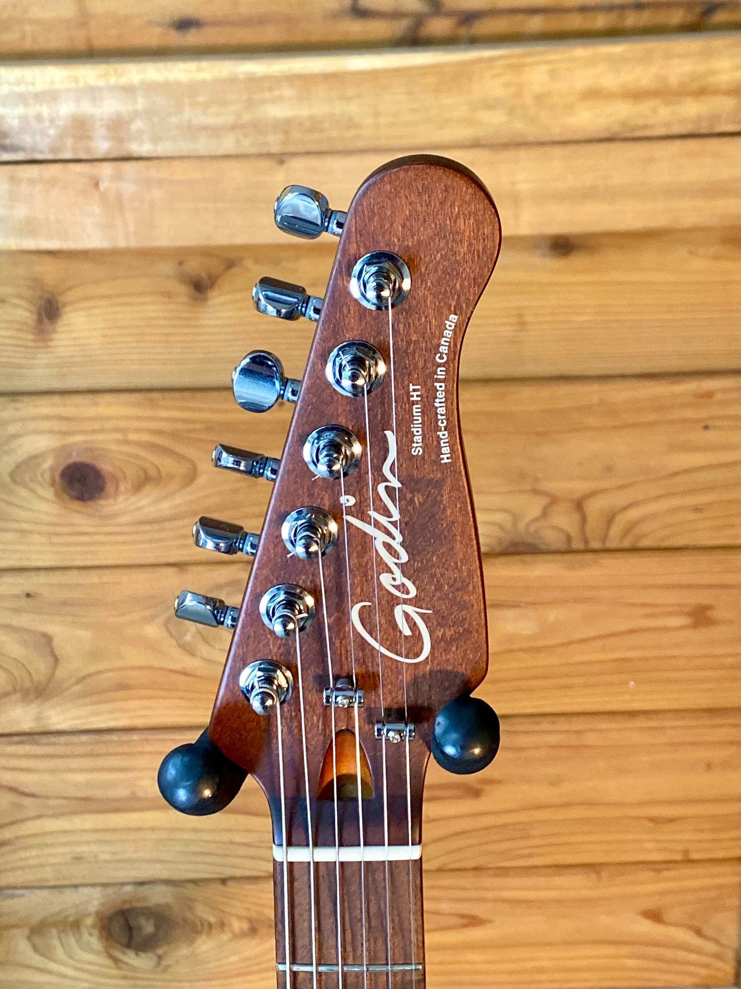 Godin Stadium HT Matte Black RN B Stock With Gigbag