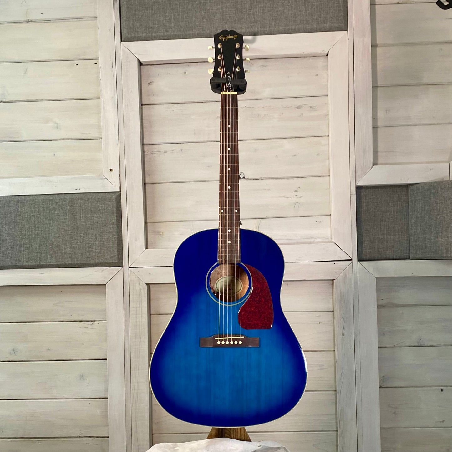 Epiphone J-45 Studio Electric Acoustic Guitar in Blueberry Burst