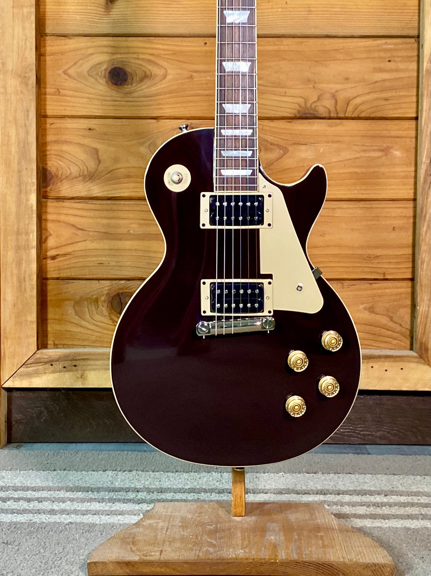 Epiphone Jeff Beck 1954 Les Paul Electric Guitar with Hardshell Case - Oxblood