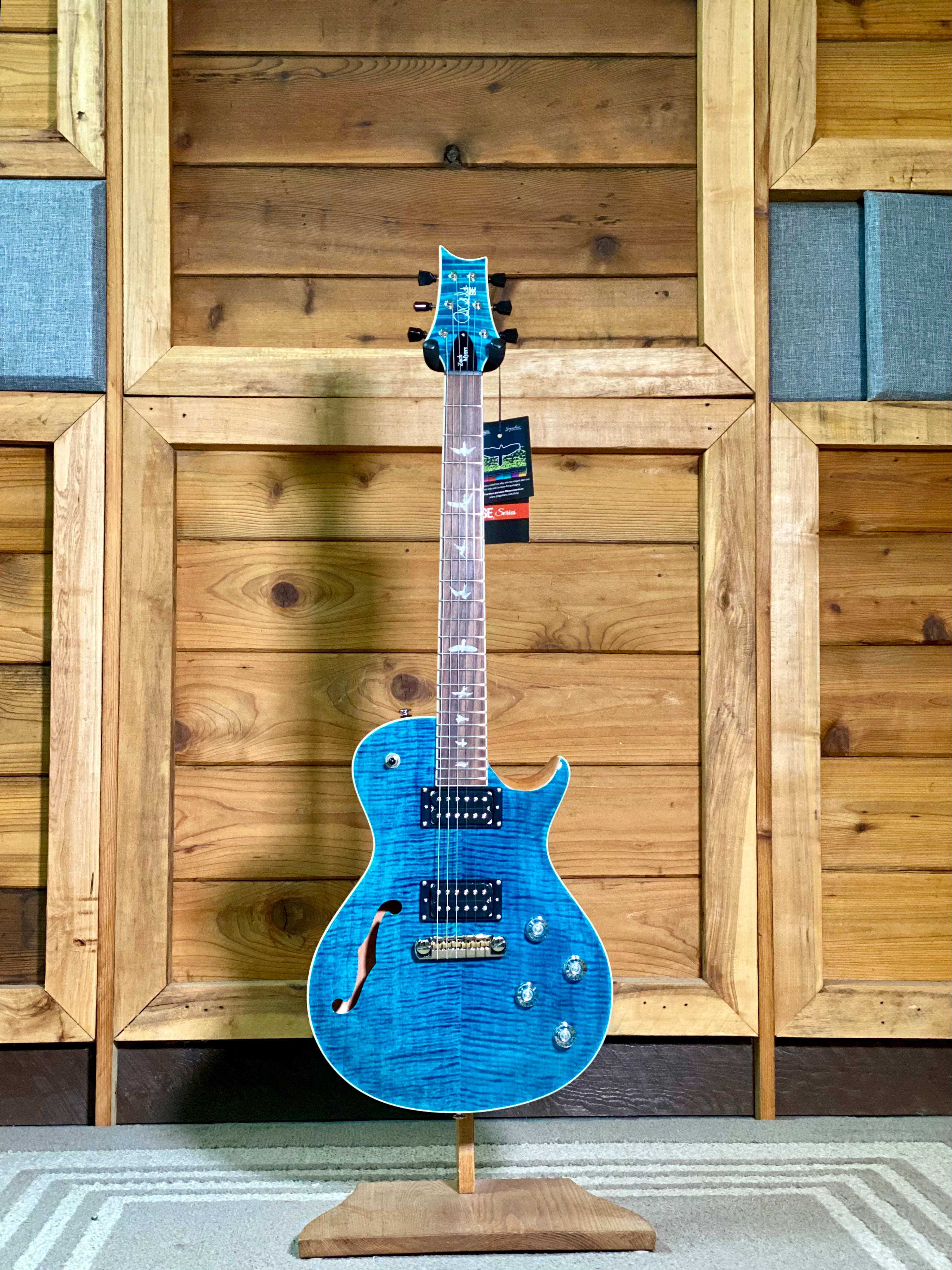PRS SE Zach Myers Electric Guitar with Gig Bag in Myers Blue