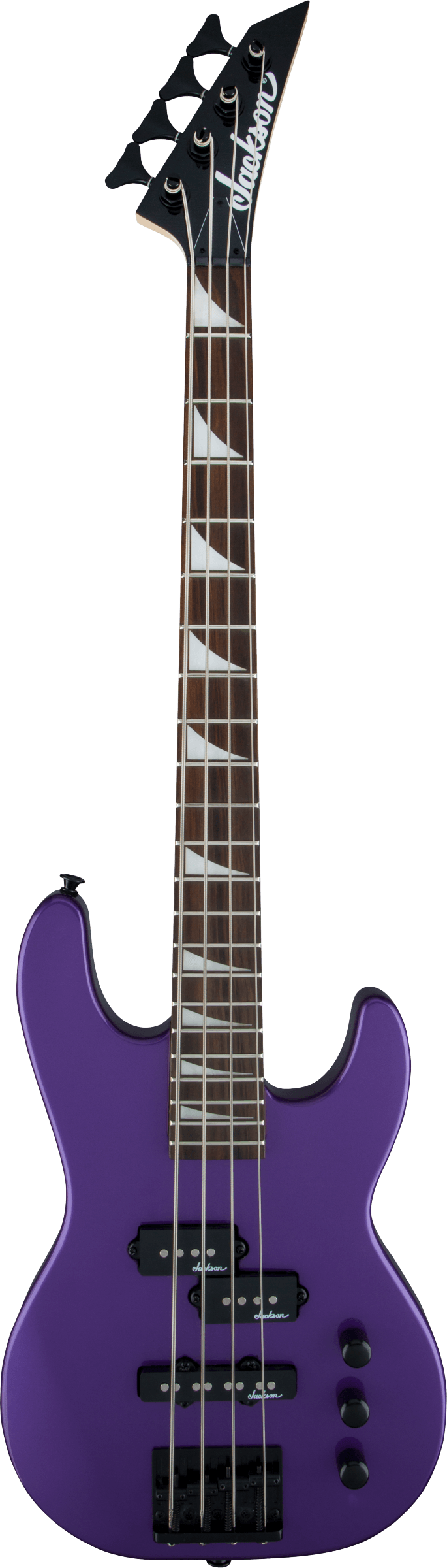 Jackson JS Series Concert™ Bass Minion JS1X in Pavo Purple