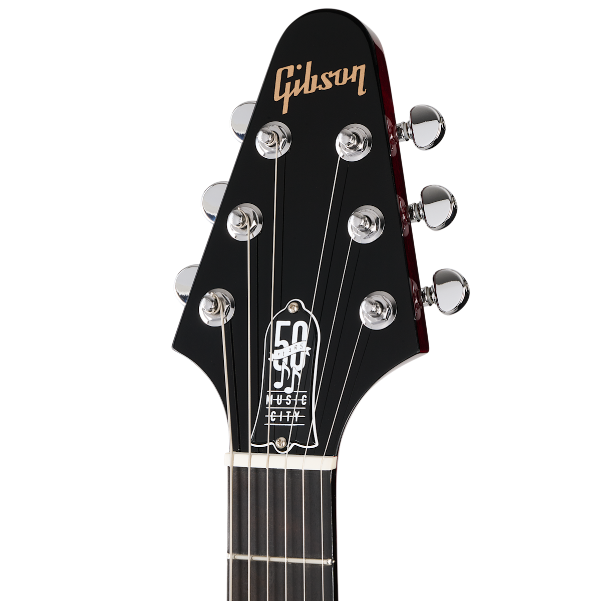 Gibson 50th Anniversary Les Paul Music City Special Electric Guitar with Softshell Case in Wine Red