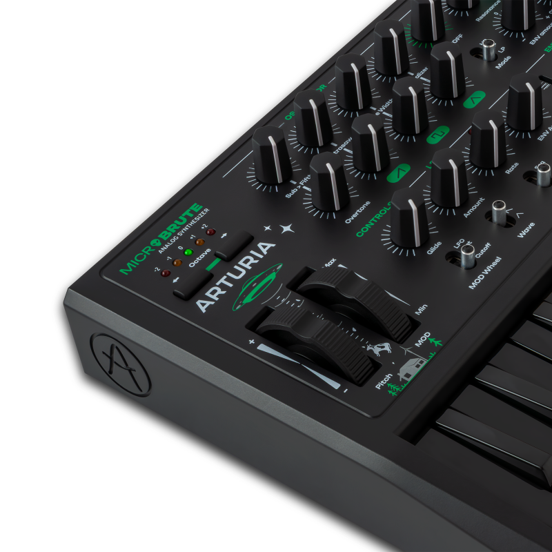 Arturia MicroBrute UFO Analog Synthesizer Limited Edition in Black