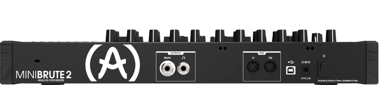Arturia Minibrute 2 Semi-Modular Analog Synthesizer, Limited Edition Black