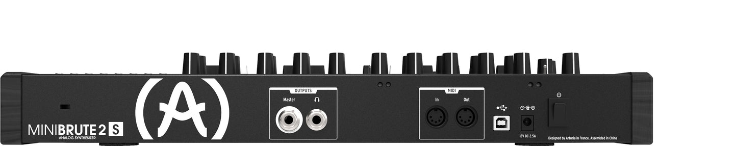 Arturia Minibrute 2S Semi-Modular Analog Sequencing Synthesizer Black