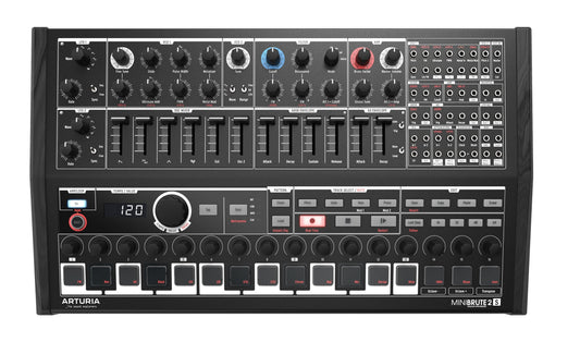 Arturia Minibrute 2S Semi-Modular Analog Sequencing Synthesizer Black