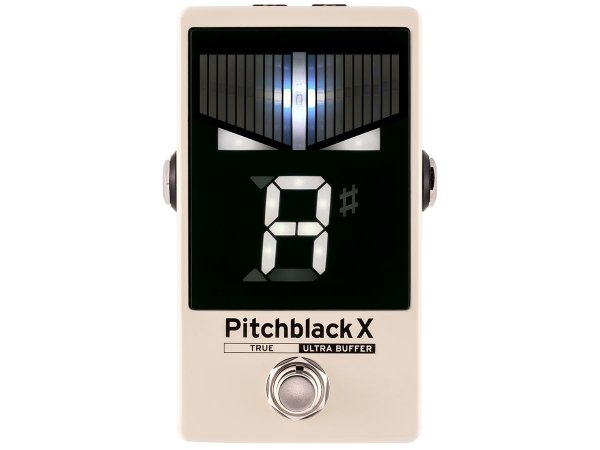 Korg Limited Edition Pitchblack X Chromatic Pedal Tuner Cream